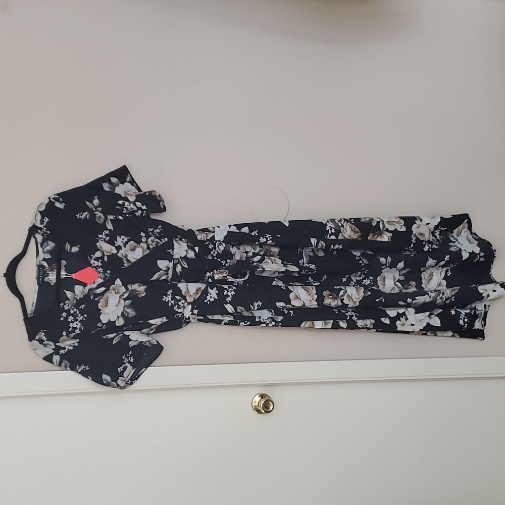 Floral Hi-Low Maxi Dress
